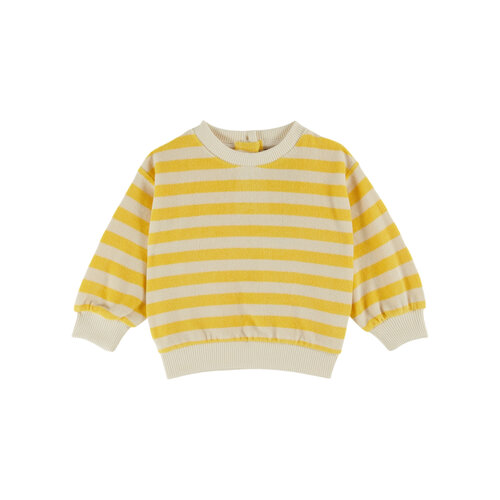 Emile Et Ida Striped Terry Sweatshirt Mimosa