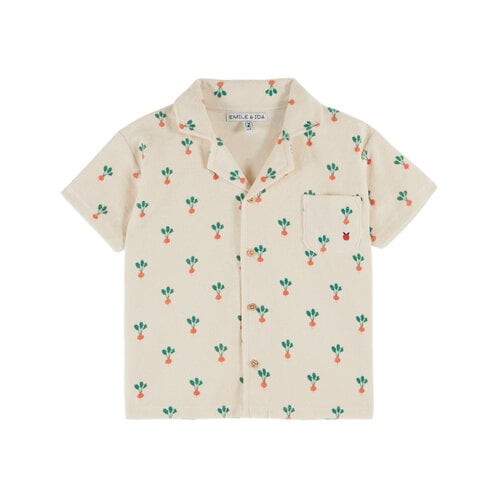 Emile Et Ida Badstof polo met radijsjes Emile Et Ida Badstof polo met radijsjes