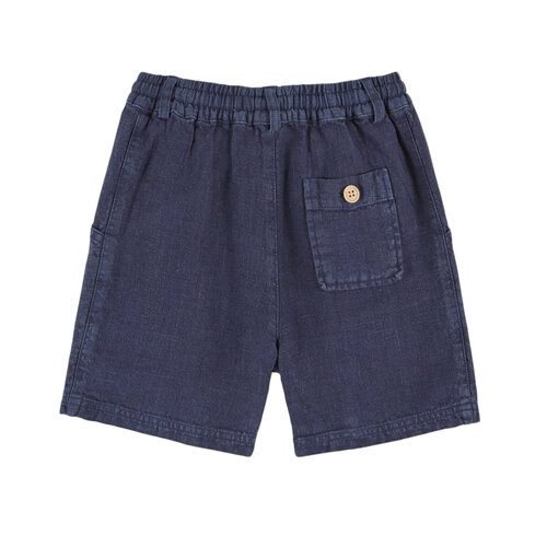 Emile Et Ida Linnen short in blauw