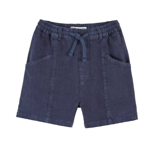 Emile Et Ida Linnen short in blauw