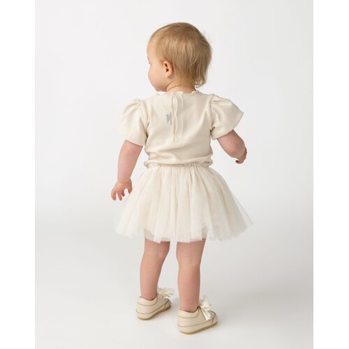 Donsje Romper met korte pofmouw