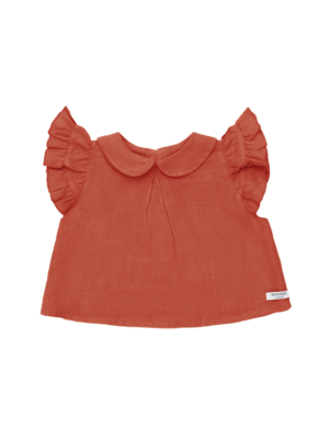 Donsje Mimi Linen Blouse | Rosewood