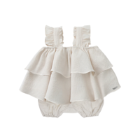 Elowen Playsuit | Warm White