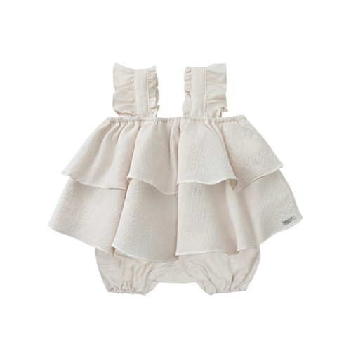Donsje Elowen Playsuit | Warm White