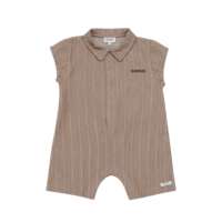 Kajani Playsuit | Milk Chocolate Striped