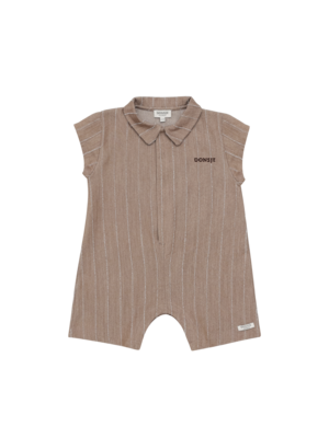 Donsje Kajani Playsuit | Milk Chocolate Striped