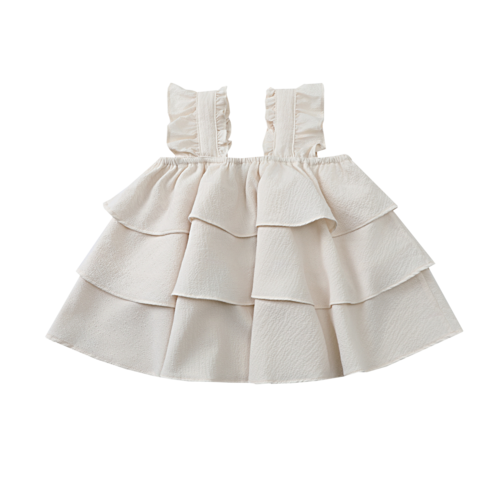 Donsje Mouwloze gelaagde top