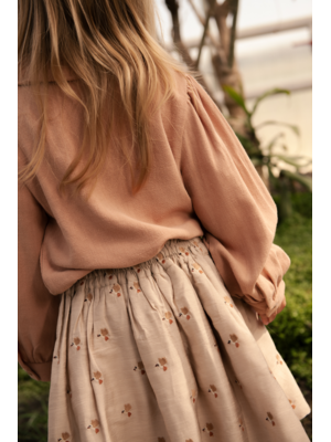 Donsje Cayley Skirt | Hummingbirds | Soft Taupe