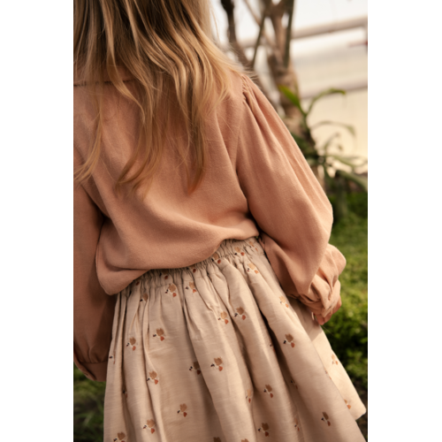 Donsje Cayley Skirt | Hummingbirds | Soft Taupe