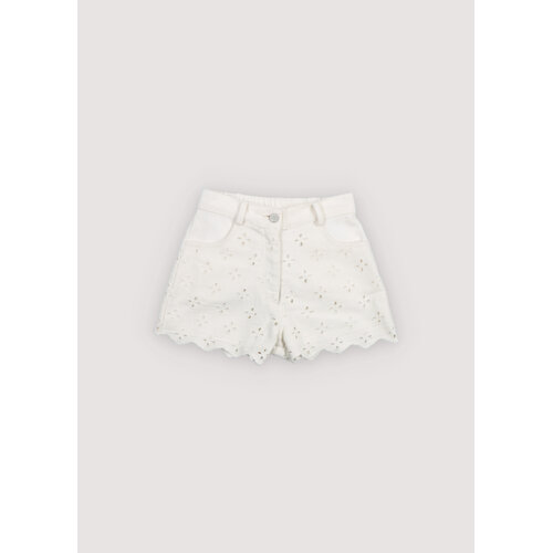 the new society Lichte denim short met details