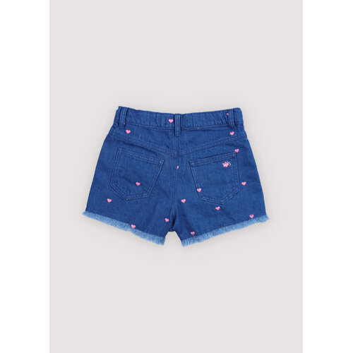 the new society Denim short met hartjes