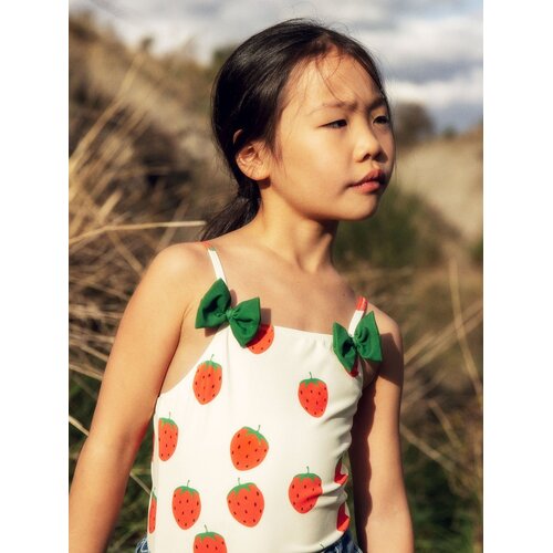 Mini Rodini Aardbeien badpak