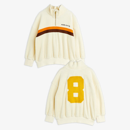 Mini Rodini Badstof sweater met rits