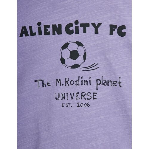 Mini Rodini Paars t-shirt met opdruk