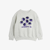 Eyes Emb Sweatshirt | Grey Melange