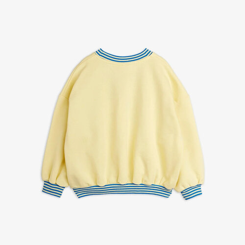 Mini Rodini Gele sweater met opdruk