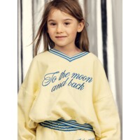 To The Moon Sweatshirt | Yellow