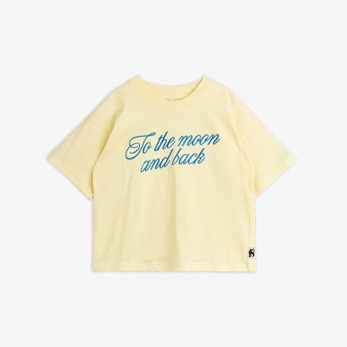 Mini Rodini Geel t-shirt met opdruk