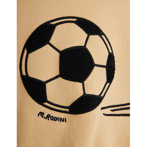 Mini Rodini Bruin sweatshirt met voetbal