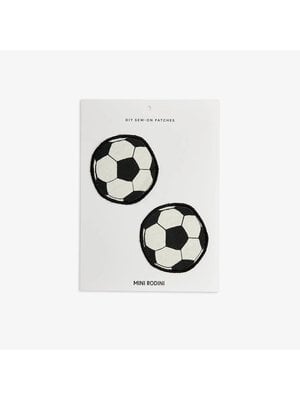 Mini Rodini Football DIY Sew On Patches | Off-White