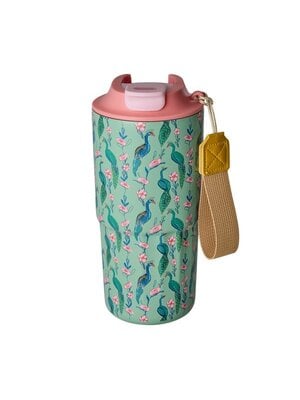Rice Thermo Cup Peacock Power Print