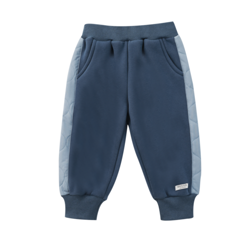 Donsje Blauw broekje met elastische taille Donsje Blauw broekje met elastische taille