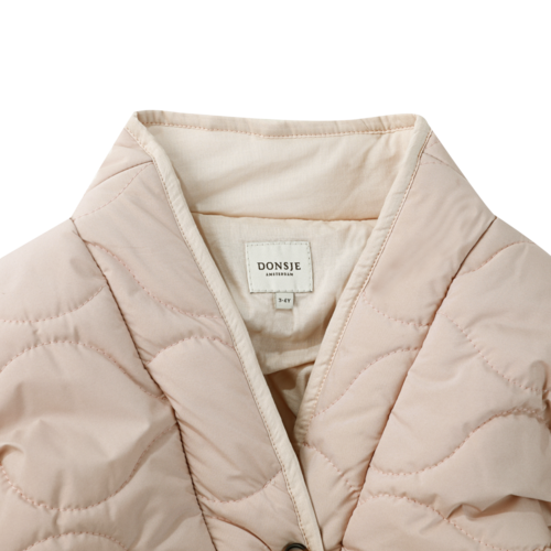 Donsje Gewatteerd roze jasje Donsje Gewatteerd roze jasje