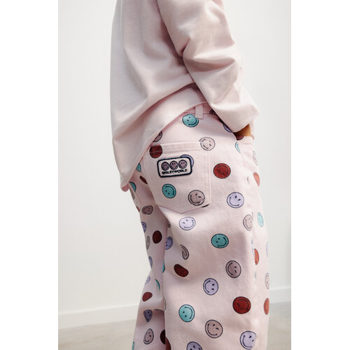 the new society Smiley Denim Trouser