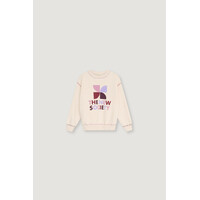 TNS Logo Sweatshirt Whisper White Melange Multicolor