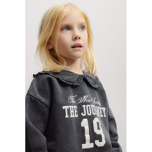 the new society Sweater met kraagje