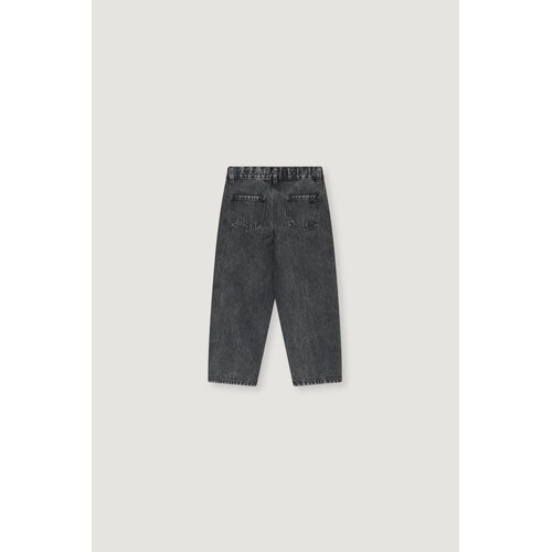 the new society Grijze denim broek met zakken