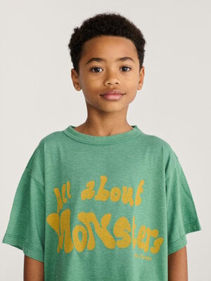 Bobo Choses All About Monsters T-Shirt | Light Green Bobo Choses All About Monsters T-Shirt | Light Green