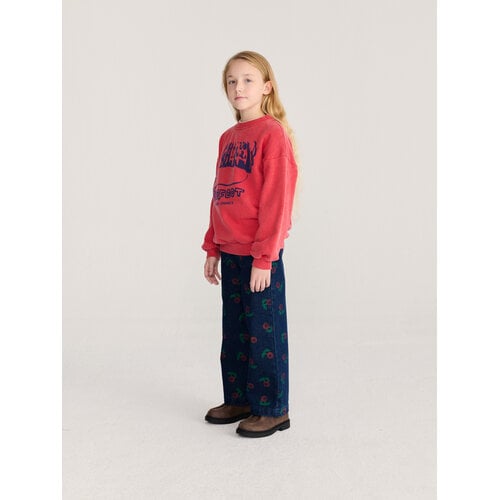 Bobo Choses Rode sweater met opdruk