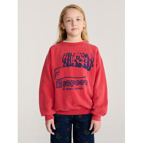 Bobo Choses Rode sweater met opdruk