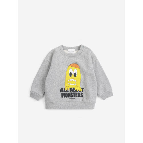 Bobo Choses Grijze sweater met opdruk Bobo Choses Grijze sweater met opdruk