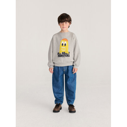 Bobo Choses Grijze sweater met opdruk Bobo Choses Grijze sweater met opdruk