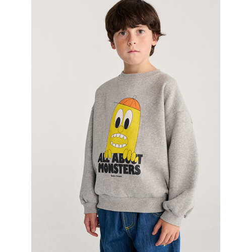 Bobo Choses Grijze sweater met opdruk Bobo Choses Grijze sweater met opdruk