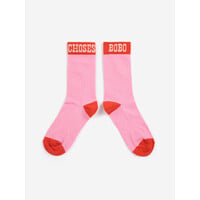 Bobo Choses Pop Long Socks | Fuchsia