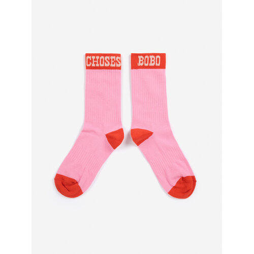 Bobo Choses Bobo Choses Pop Long Socks | Fuchsia Bobo Choses Bobo Choses Pop Long Socks | Fuchsia