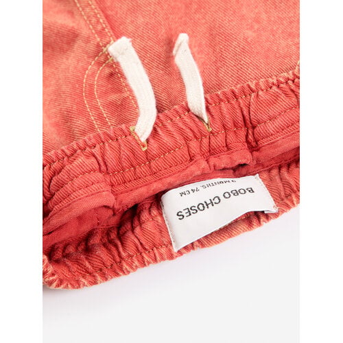 Bobo Choses Stoere rode baby denim broek Bobo Choses Stoere rode baby denim broek