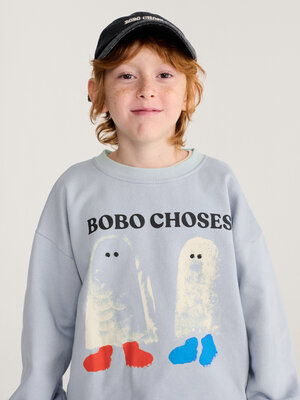 Bobo Choses Booty Ghosts Sweatshirt | Light Blue