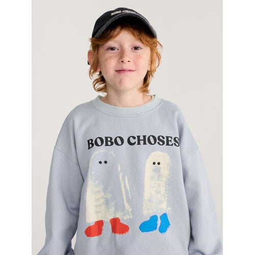 Bobo Choses Booty Ghosts Sweatshirt | Light Blue