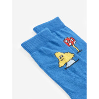 Mush Monster Long Socks | Blue