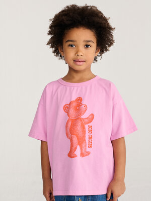 Bobo Choses Softpaw Monster T-Shirt | Pink