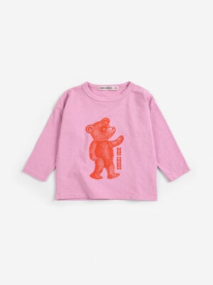 Bobo Choses Softpaw Monster Long Sleeve T-Shirt | Pink Bobo Choses Softpaw Monster Long Sleeve T-Shirt | Pink