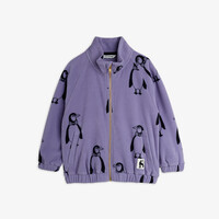 Penguin Aop Fleece Jacket | Purple