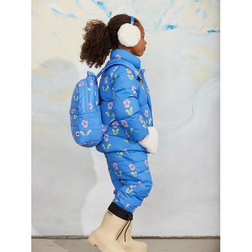 Mini Rodini Korte puffer met bloemenprint Mini Rodini Korte puffer met bloemenprint