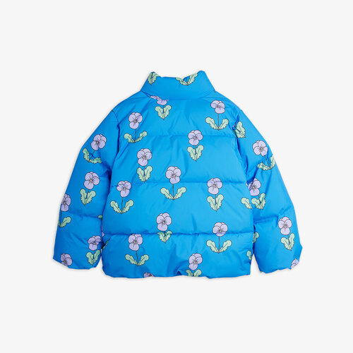 Mini Rodini Korte puffer met bloemenprint Mini Rodini Korte puffer met bloemenprint