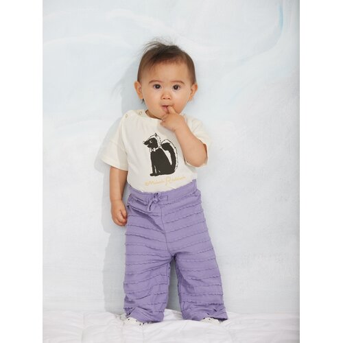 Mini Rodini Off-white t-shirt met stinkdier