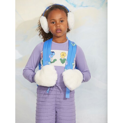 Mini Rodini Paarse longsleeve met viooltjes Mini Rodini Paarse longsleeve met viooltjes